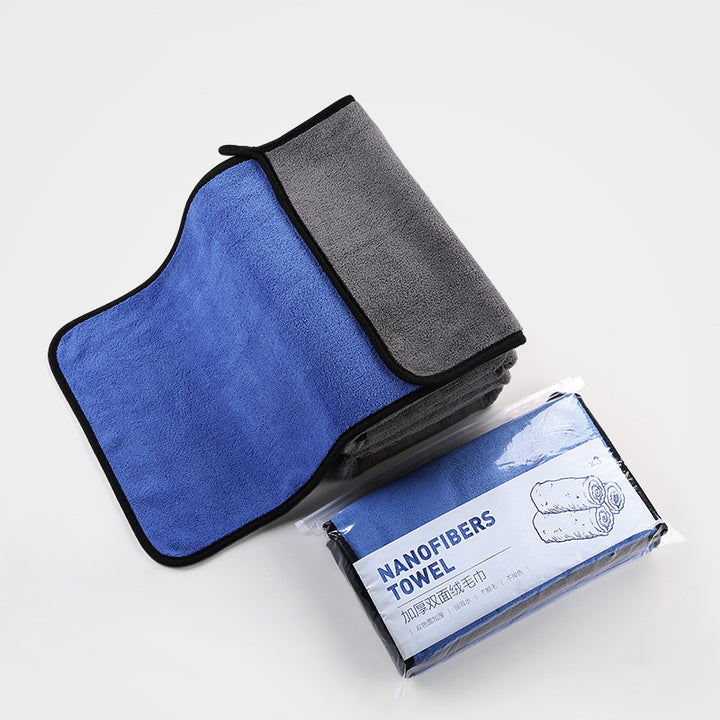 Absorbent Microfiber Car Cleaning Towels – Soft &amp; Low-Lint